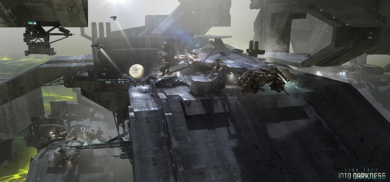 Illustration for article titled Stunning Star Trek Into Darkness concept art shows starships at war